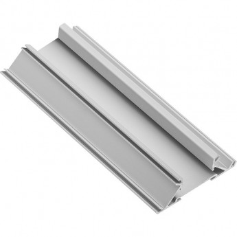 Алюминиевый профиль GTV GLAX PA-GLAXNBD3M-AL торцевой, двухсторонний, 3 м Алюминиевый профиль GTV GLAX PA-GLAXNBD3M-AL торцевой, двухсторонний, 3 м