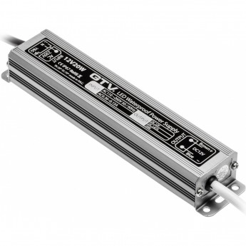 Блок питания для светодиодов GTV LD-WZA20W-NW LED водонепроницаемый 20W Блок питания для светодиодов GTV LD-WZA20W-NW LED водонепроницаемый 20W