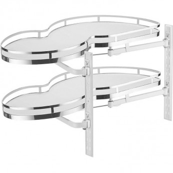 Механизм выкатной для кухни с доводчиком, 900 мм, белый, правый GTV MVM-900PR-CROMO Механизм выкатной для кухни с доводчиком, 900 мм, белый, правый GTV MVM-900PR-CROMO
