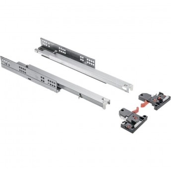 Направляющая нижнего монтажа 350 Modern Slide с доводчиком, полное выдвижение GTV PB-3D0SHX18-350-H Направляющая нижнего монтажа 350 Modern Slide с доводчиком, полное выдвижение GTV PB-3D0SHX18-350-H