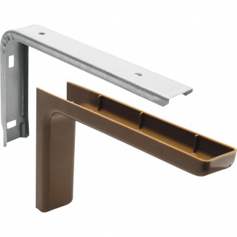 Полкодержатель L-180 GTV WB-WS-18-030 коричневый Полкодержатель L-180 GTV WB-WS-18-030 коричневый