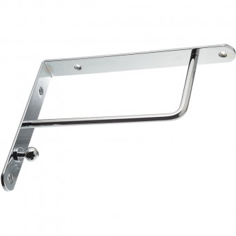 Полкодержатель стальной c вешалкой GTV WB-073026-01 хром Полкодержатель стальной c вешалкой GTV WB-073026-01 хром