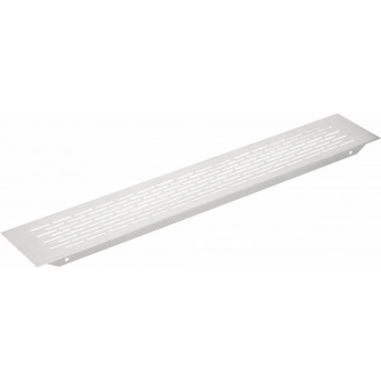 Решетка вентиляционная GTV 480х80 мм , шлифованная сталь Решетка вентиляционная GTV 480х80 мм , шлифованная сталь