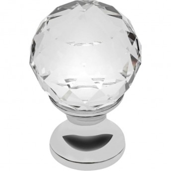 Ручка-кнопка с кристаллом хром GTV GZ-CRPA20-01 Ручка-кнопка с кристаллом хром GTV GZ-CRPA20-01