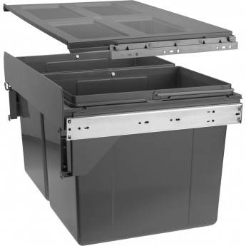 Ведро для мусора GTV PRACTI ECO PB-45-400MF-2X16-60A с креплением к фасаду