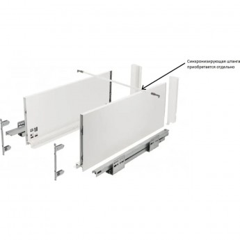 Выдвижной ящик GTV AXIS PRO PB-AXISPRO-P2O-KPL300C1, высокий, белый Выдвижной ящик GTV AXIS PRO PB-AXISPRO-P2O-KPL300C1, высокий, белый